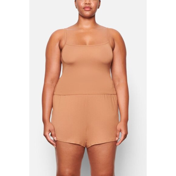 SKIMS Sleep Tank + Short Set Sienna Womens Large - Picture 3 of 12